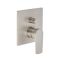 Milano Hunston - Brushed Nickel Shower with Diverter, Shower Head, Hand Shower and Riser Rail (2 Outlet)
