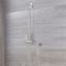 Milano Hunston - Manual Diverter Shower Valve, Riser Rail Kit and Spout - Brushed Nickel