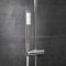 Milano Orta - Chrome Thermostatic Push Button Shower with Shower Head (2 Outlet) - Choice of Hand Shower