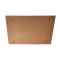 Milano Alara - Modern 400mm Square Ceiling Mounted Recessed Shower Head - Brushed Copper