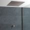 Milano Amara - Modern 400mm Square Ceiling Mounted Recessed Shower Head - Aged Bronze