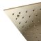 Milano Ayanna - Modern 400mm Square Ceiling Mounted Recessed Shower Head - Brushed Brass