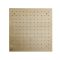 Milano Ayanna - Modern 400mm Square Ceiling Mounted Recessed Shower Head - Brushed Brass