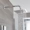 Milano Arvo - 200mm Square Ultra Thin Shower Head - Chrome