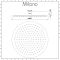 Milano Mirage - 400mm Round Ultra Thin Shower Head - Chrome