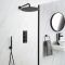 Milano Nero - 300mm Round Shower Head - Black