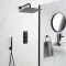 Milano Nero - 300 x 300mm Square Shower Head - Black