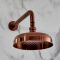 Milano Elizabeth - 205mm Traditional Apron Shower Head - Brushed Copper