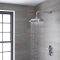Milano Elizabeth - 300mm Traditional Apron Shower Head - Chrome