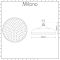 Milano Elizabeth - 300mm Traditional Apron Shower Head - Chrome