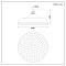 Milano Elizabeth - 300mm Traditional Apron Shower Head - Chrome