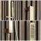 Milano Lyra - Modern Riser Rail Kit with Hand Shower - Brushed Brass