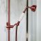 Milano Elizabeth - Traditional Riser Rail Kit with Hand Shower and Integrated Elbow - Brushed Copper