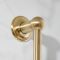 Milano Elizabeth - Traditional Riser Rail Kit with Hand Shower and Integrated Elbow - Brushed Brass