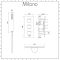 Milano Arvo - Chrome Thermostatic Shower with Hand Shower, Waterfall Bath Filler and Riser Rail (2 Outlet)