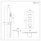 Milano Arvo - Chrome Thermostatic Shower with Waterfall Bath Filler and Riser Rail with Hand Shower (2 Outlet)