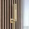 Milano Lyra - Thermostatic Shower with Hand Shower and Overflow Bath Filler (2 Outlet) - Brushed Brass