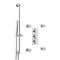 Milano Mirage - Chrome Thermostatic Shower with Hand Shower and Body Jets (2 Outlet)