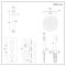 Milano Elizabeth - Chrome and White Traditional Thermostatic Shower with Ceiling Mounted Shower Head and Riser Rail (2 Outlet)