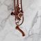 Milano Elizabeth - Brushed Copper Traditional Triple Exposed Thermostatic Shower with Grand Rigid Riser Rail and Wall Spout (3 Outlet)
