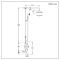 Milano Elizabeth - Chrome and Black Traditional Triple Exposed Thermostatic Shower with Grand Rigid Riser Rail and Bath Spout (3 Outlet)