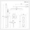 Milano Arvo - Chrome Thermostatic Shower with Diverter, Shower Head, Body Jets and Riser Rail with Hand Shower (3 Outlet)