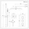 Milano Arvo - Chrome Thermostatic Shower with Diverter, Shower Head, Body Jets and Riser Rail with Hand Shower (3 Outlet)