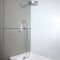 Milano Lune - Thermostatic Shower with Diverter, Shower Head, Hand Shower and Overflow Bath Filler (3 Outlet) - Choice of Finish