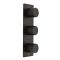Milano Lune - Thermostatic Shower with Diverter, Shower Head, Body Jets and Riser Rail with Hand Shower (3 Outlet) - Choice of Finish