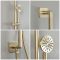Milano Lune - Thermostatic Shower with Diverter, Shower Head, Overflow Bath Filler and Riser Rail with Hand Shower (3 Outlet) - Choice of Finish