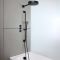 Milano Lune - Thermostatic Shower with Diverter, Shower Head, Overflow Bath Filler and Riser Rail with Hand Shower (3 Outlet) - Choice of Finish
