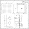 Milano Nero - Black Thermostatic Shower with Recessed Shower Head (1 Outlet)