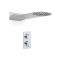 Milano Mirage - Chrome Thermostatic Shower with Slim Shower Head (1 Outlet)