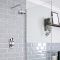 Milano Elizabeth - Traditional Concealed Thermostatic Twin Shower Valve - Chrome and Black