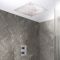 Milano Otto - Modern Thermostatic Shower with Recessed Shower Head - Choice of Finish (1 Outlet)