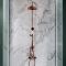 Milano Elizabeth - Brushed Copper Traditional Twin Exposed Thermostatic Shower with Grand Rigid Riser Rail (2 Outlet)