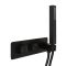 Milano Preto - Thermostatic Shower with Diverter and Hand Shower - Black