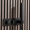 Milano Preto - Thermostatic Shower with Diverter and Hand Shower - Black