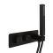 Milano Preto - Thermostatic Shower with Diverter, 300mm Shower Head and Hand Shower (2 Outlet) - Black
