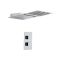 Milano Arvo - Chrome Thermostatic Shower with Diverter and Waterblade Shower Head (2 Outlet)