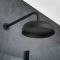 Milano Elizabeth - Black Traditional Thermostatic Shower with Diverter, Shower Head and Hand Shower (2 Outlet)