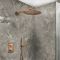 Milano Otto - Modern Thermostatic Shower with Wall Mounted Shower Head and Hand Shower - Choice of Finish (2 Outlets)