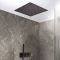 Milano Otto - Modern Thermostatic Shower with Diverter, Recessed Shower Head and Hand Shower (2 Outlet) - Choice of Finish