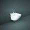 RAK Sensation - Gloss White Modern Mini Wall Hung Bidet
