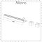 Milano Portland - Floor Channel - Chrome