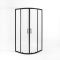 Milano Nero - Black Quadrant Shower Enclosure - Choice of Sizes