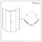 Milano Eris - 900mm Copper Quadrant Shower Enclosure with Tray