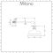 Milano Elizabeth - Chrome 150mm Traditional Apron Shower Head and Wall Arm