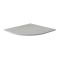Milano Rasa - Light Grey Slate Effect Quadrant Shower Tray 900mm