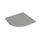 Milano Rasa - Light Grey Slate Effect Quadrant Shower Tray 900mm